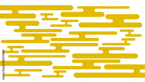 和柄ー金色の霞模様セット