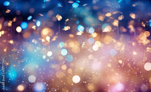 Beautiful abstract shiny light and glitter background