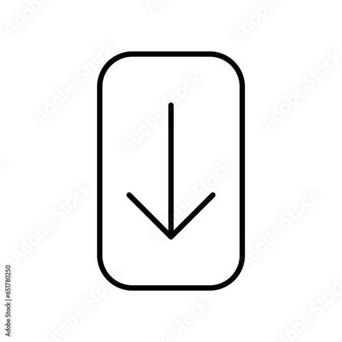 scroll bar line icon