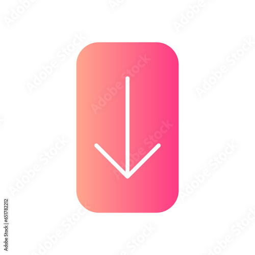 scroll bar gradient icon