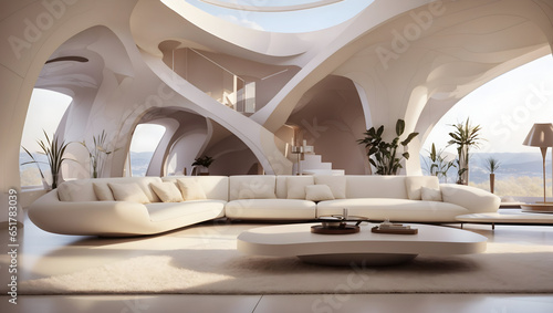 Modern interior design Ideas, white color walls