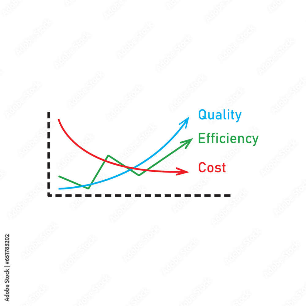quadrant concept diagram logo illustration quadrant concept diagram logo illustration