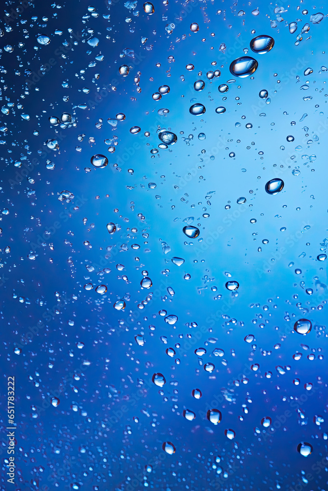 Dynamic deep blue background enhanced by sparkling water droplets and gradients Dynamic deep blue background enhanced by sparkling water droplets and gradients