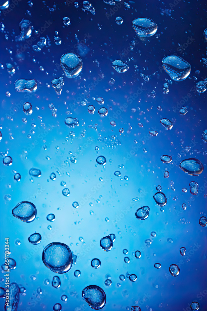 Dynamic deep blue background enhanced by sparkling water droplets and gradients Dynamic deep blue background enhanced by sparkling water droplets and gradients