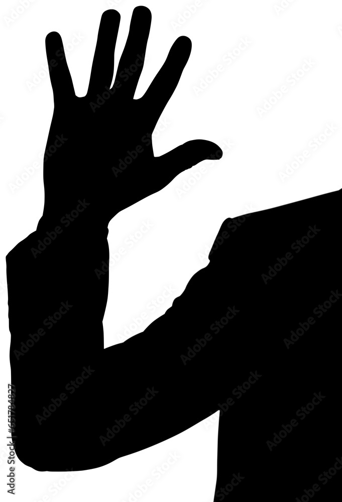 Digital png illustration of silhouette of hand on transparent background Digital png illustration of silhouette of hand on transparent background