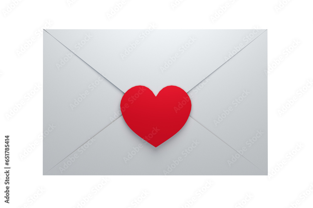 Digital png illustration of letter with red heart on transparent background Digital png illustration of letter with red heart on transparent background
