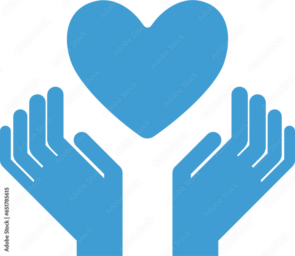 Digital png illustration of blue hands with heart on transparent background Digital png illustration of blue hands with heart on transparent background