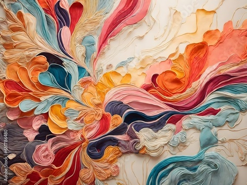 colourful brush abstract background illustration