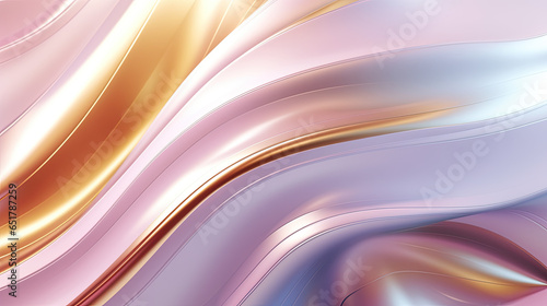 Pink gradient with gold abstract background 
