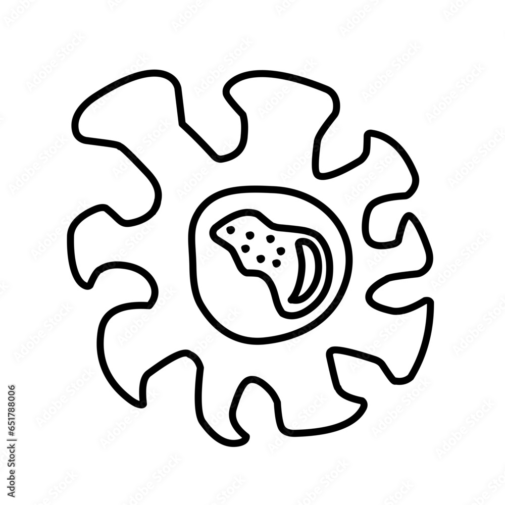 bacteria line icon bacteria line icon