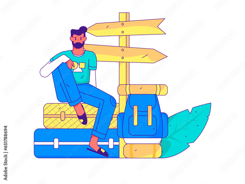 Holiday travel travel characters internet background vector hand drawn illustration
Holiday travel travel characters internet background vector hand drawn illustration