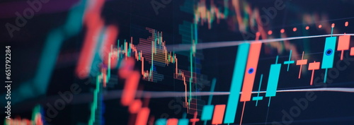 Cuadro en lienzo Finance and investment concept