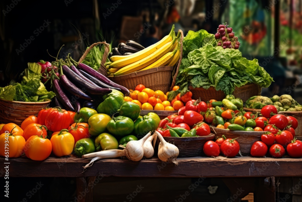Exploring the Vibrant World of Fresh Fruit and Vegetables at the Market – AR 3:2