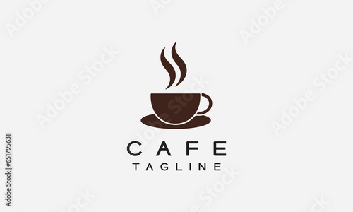 Café restaurant vector logo icon design