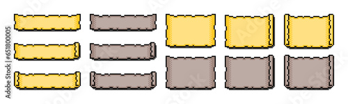 ドット絵 ゲーム風 紙フレームセット