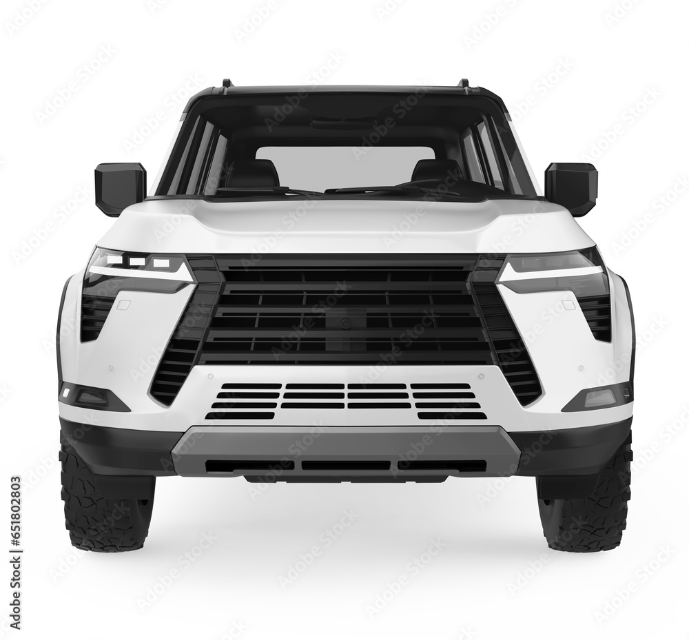 Naklejka premium Automotive Car Engine Isolated