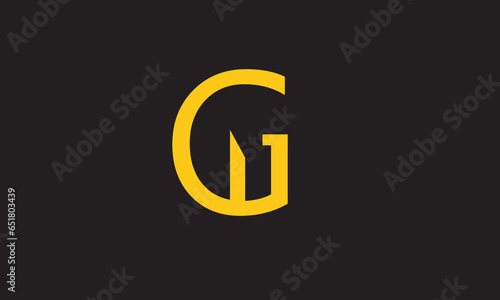 GU Initial Letter Logo Design