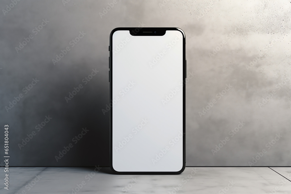 Blank screen mobile phone with mockup copy space, aesthetic social media template Blank screen mobile phone with mockup copy space, aesthetic social media template