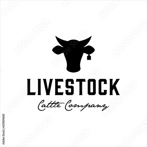 Cow ear tags with simple style design