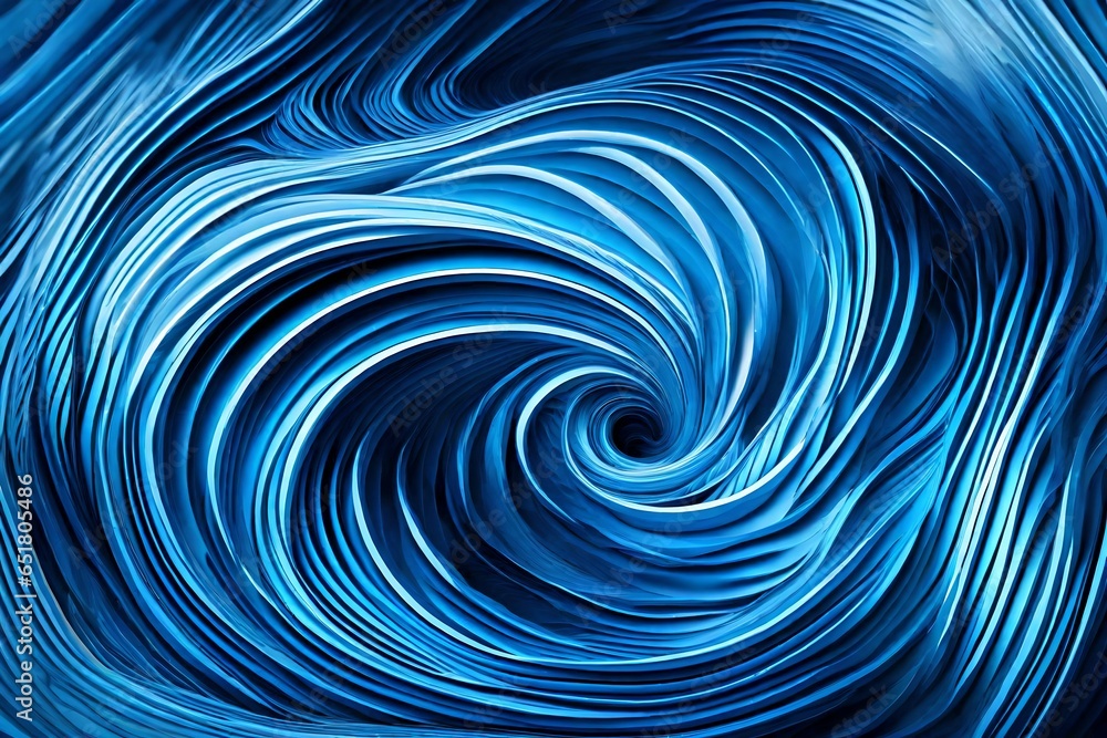 blue twirling  background  