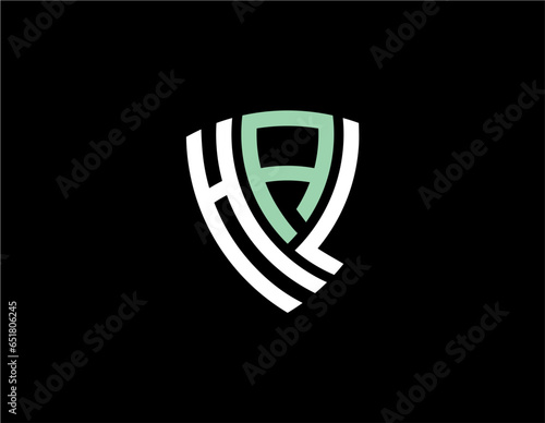 HAL creative letter logo design vector icon illustration