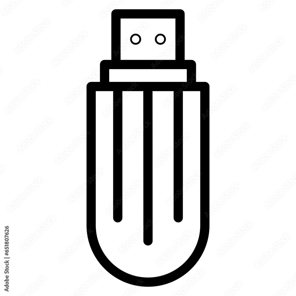 Usb Flashdisk. External Memory icon. Simple and isolated style Usb Flashdisk. External Memory icon. Simple and isolated style