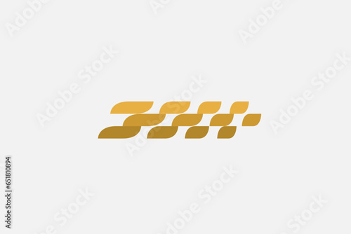Illustration vector graphic of gold tire trail modern automotive. Good for logo