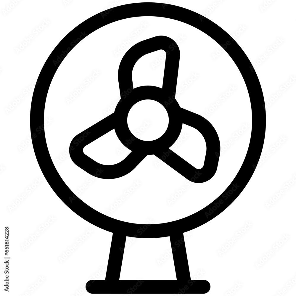 electric fan icon illustration electric fan icon illustration