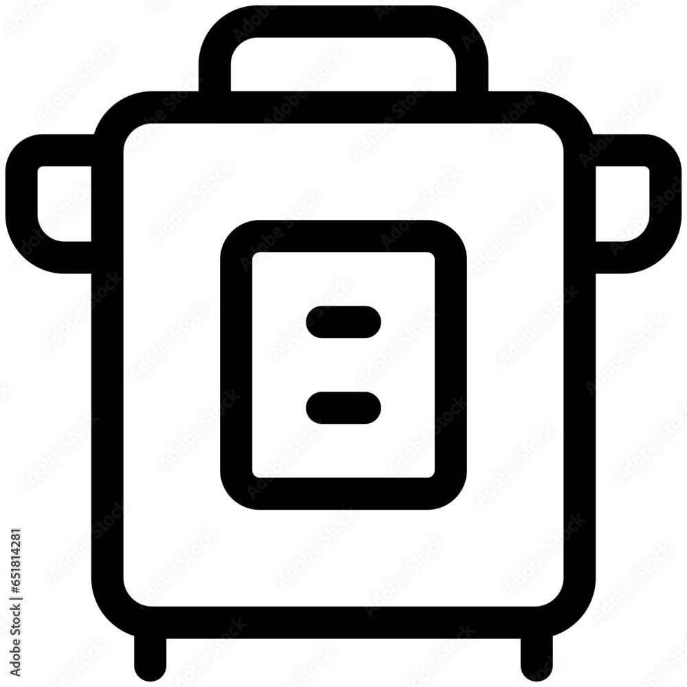 rice cooker icon illustration