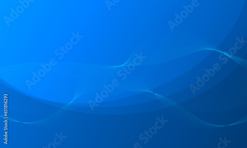 Abstract lines background with blue curves.