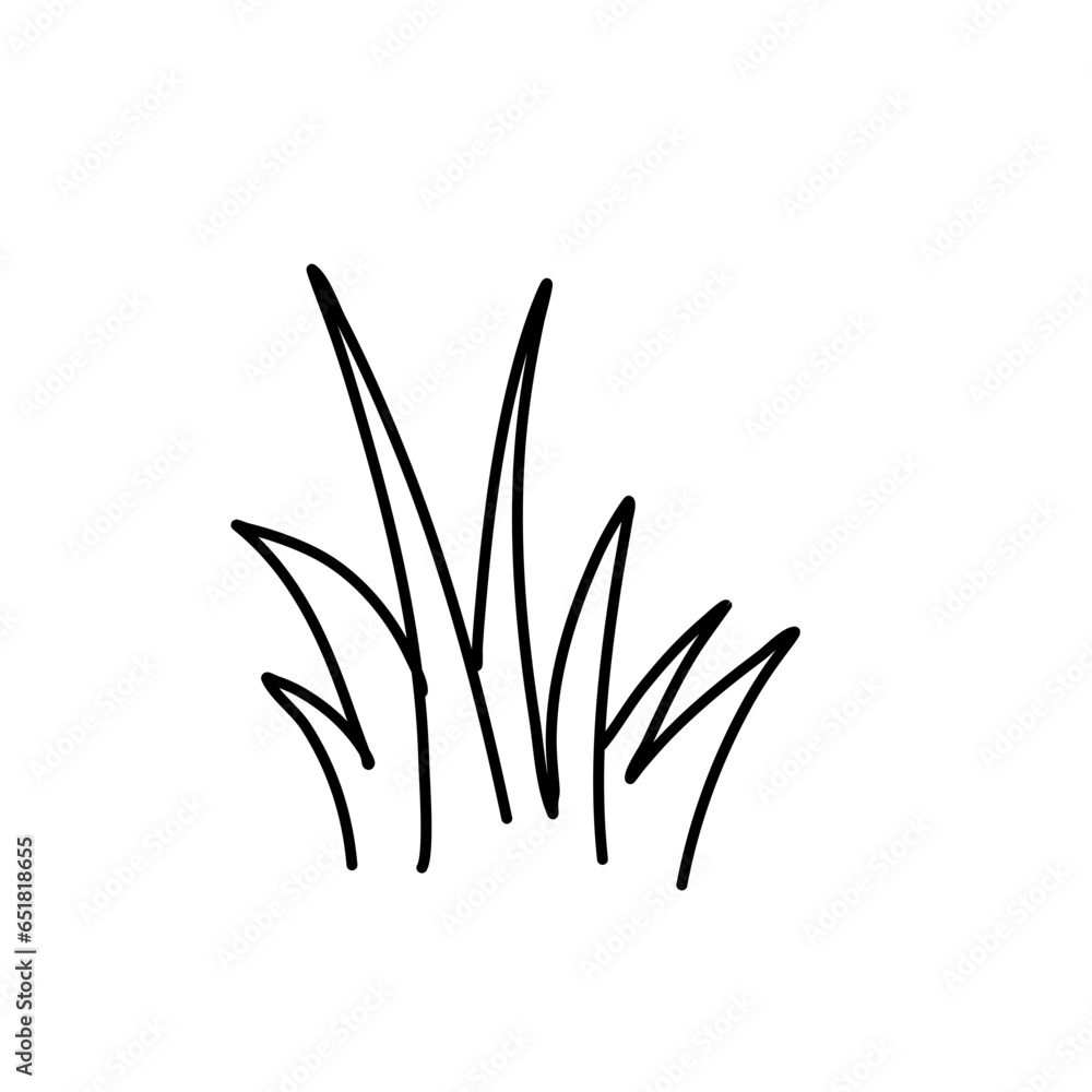 doodle grass illustration doodle grass illustration