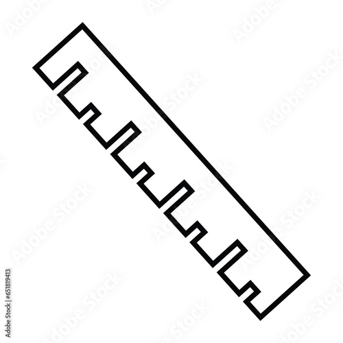 Stationery, stationary, scale icon