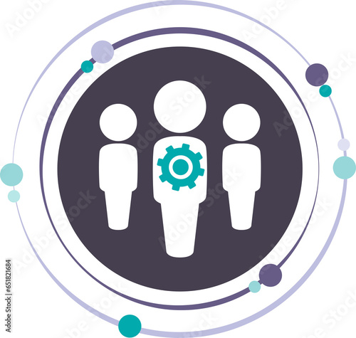 Intermediary illustration graphic icon symbol transparent background