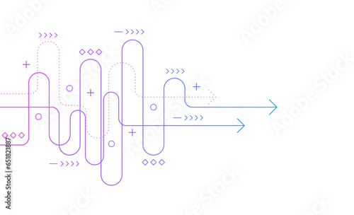 Abstract arrow direction. Technology background. High speed. Hi-tech