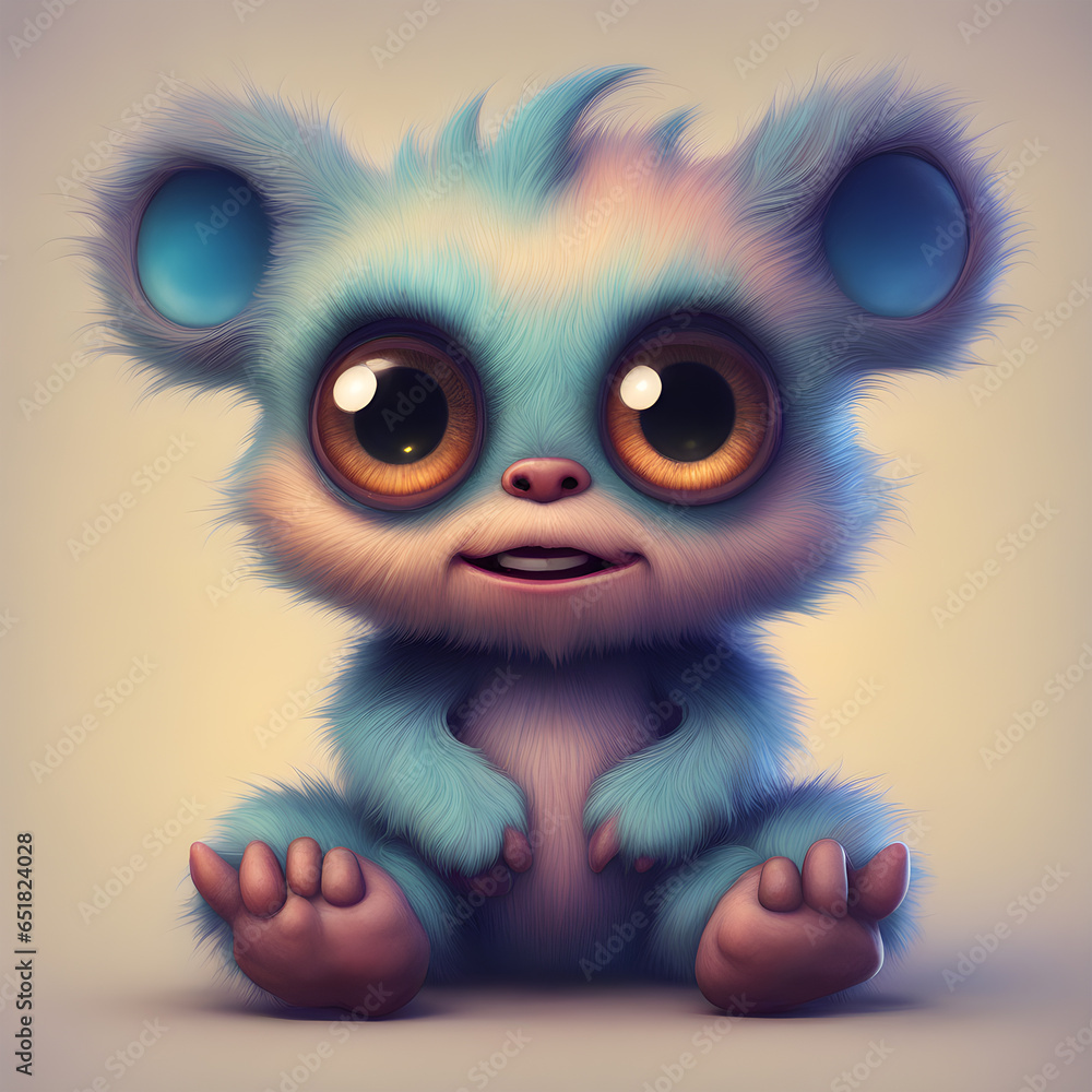 cute little monster smooth skin soft fur bright eyes cute little monster smooth skin soft fur bright eyes