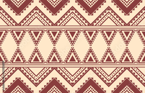 Ethnic abstract ikat art. Aztec ornament print. geometric ethnic pattern seamless color oriental. Design for background ,curtain, carpet, wallpaper, clothing, wrapping, Batik, vector illustration.