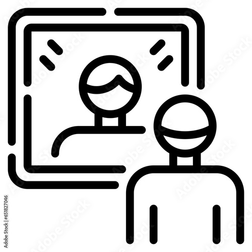 Self Reflection Icon