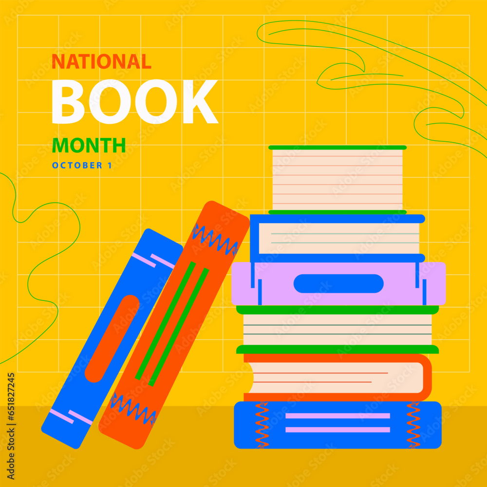 National Book Month on october 1, with some books have been compiled