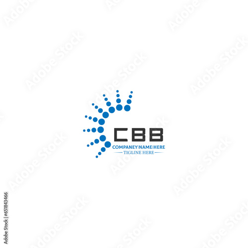 CBB letter logo design in 3 style. CBB polygon, circle, triangle, hexagon, flat and simple style with black and white color variation letter logo set in one artboard CBB logo, CBB.