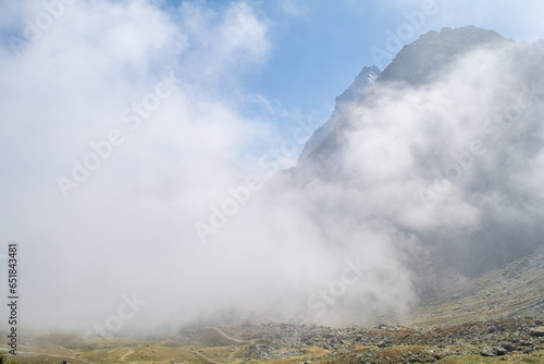 Il Monviso, il Re di Pietra delle Alpi Cozie con i suoi laghi e le numerose vette che lo circondano photo