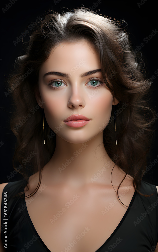 close up of a beautiful young model close up of a beautiful young model