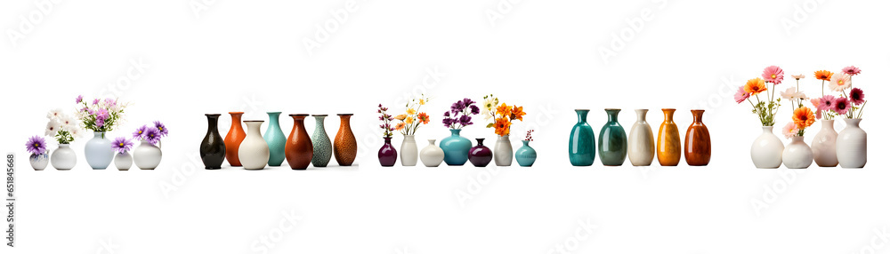 Collection of different  Vase For Flowers And Plants for Living Room, Home Décor Table Centerpiece Wall and Shelf Home Decoration