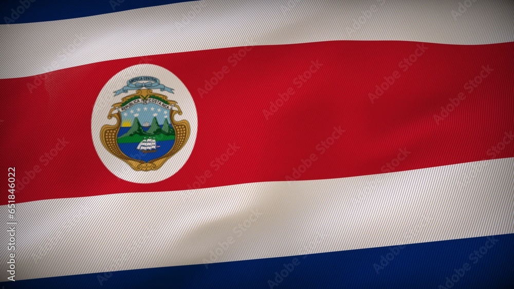 Costa Rica Flag Rhapsody: Symphony of Colors Costa Rica Flag Rhapsody: Symphony of Colors