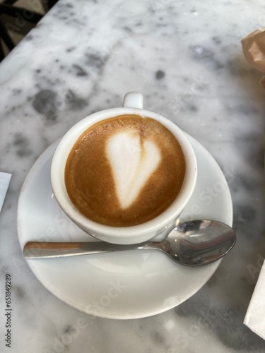 Cup of coffee in the coffee shop