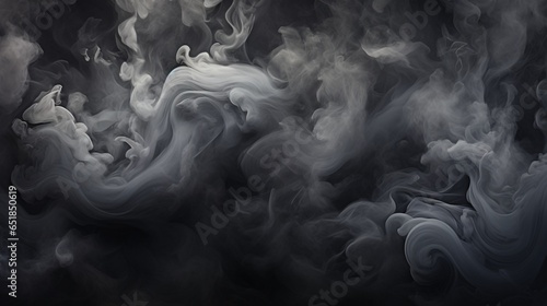 smoke on black background