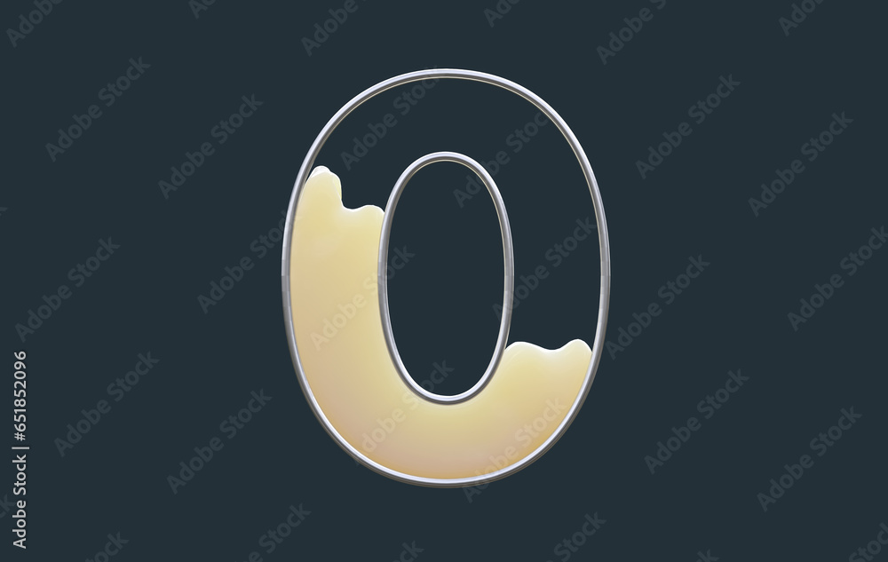number zero fill with liquid number zero fill with liquid