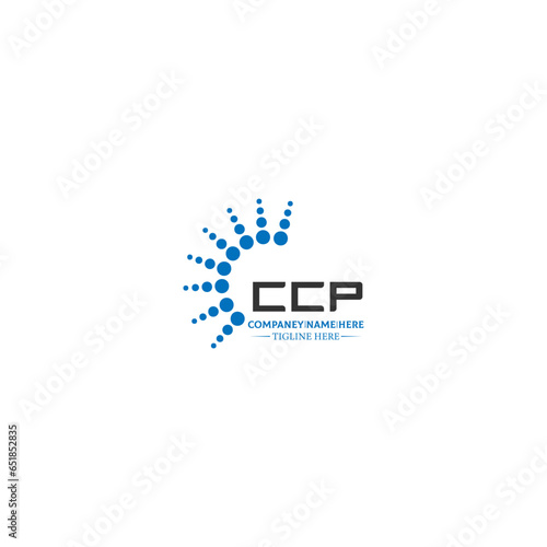 CCP letter logo design in 3 style. CCP polygon, circle, triangle, hexagon, flat and simple style with black and white color variation letter logo set in one artboard CCP logo, CCP.