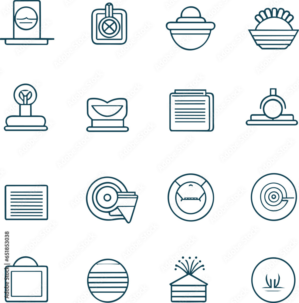 Text icons line style. Read, copywriting,  word, Vector illustration.