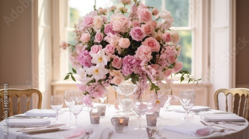 Floral Designer Creating Beautiful and Artistic Floral Arrangements for Weddings and Events © Creative Station