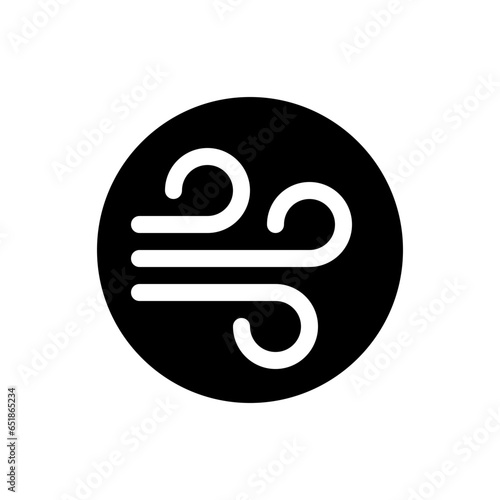 fog glyph icon